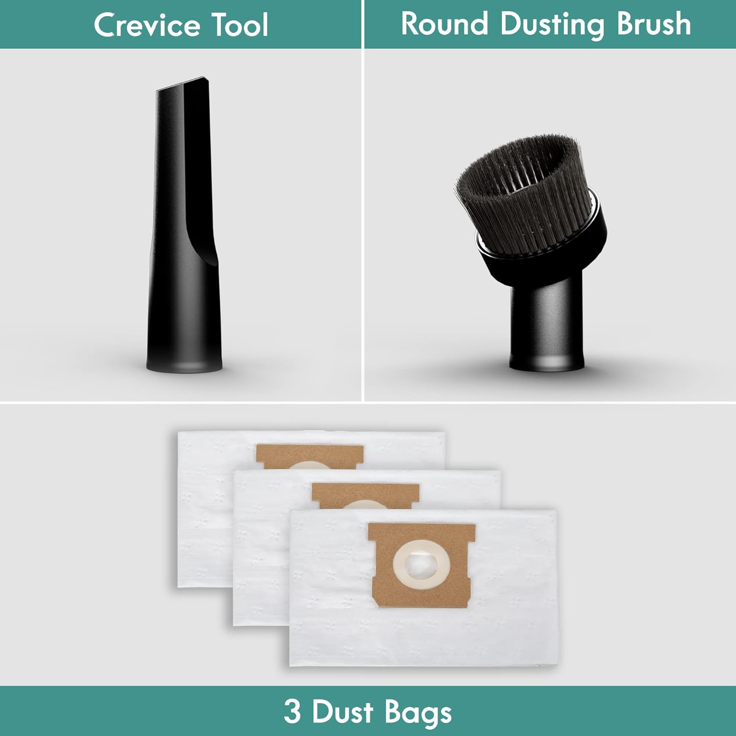 Kenmore KW3010 Bagged Canister Vacuum 3 Gallon Lightweight Cleaner High Efficient with 3 Cleaning Tools & Washable Filter for Household, Hard Floor, Carpet & Pet Hair, 3Gallons, Black+Dry - Image 5