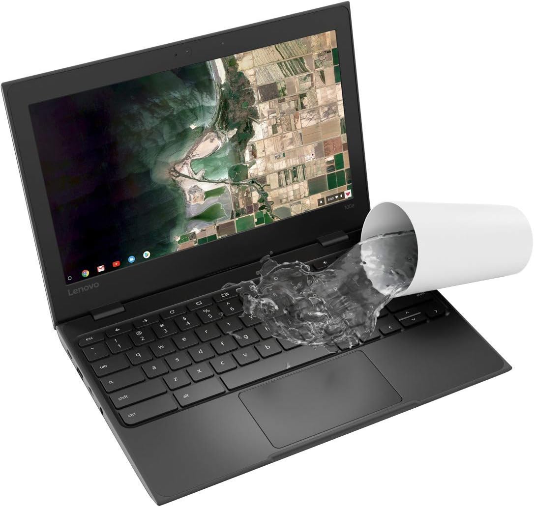 Lenovo 100e 81ER000BUS 11.6" HD Chromebook, Intel Dual-Core Celeron N3350 1.1 GHz up to 2.4 GHz, 4GB RAM, 16GB SSD, Bluetooth, USB Type C, 802.11ac, Webcam, Chrome OS (Renewed) - Image 3