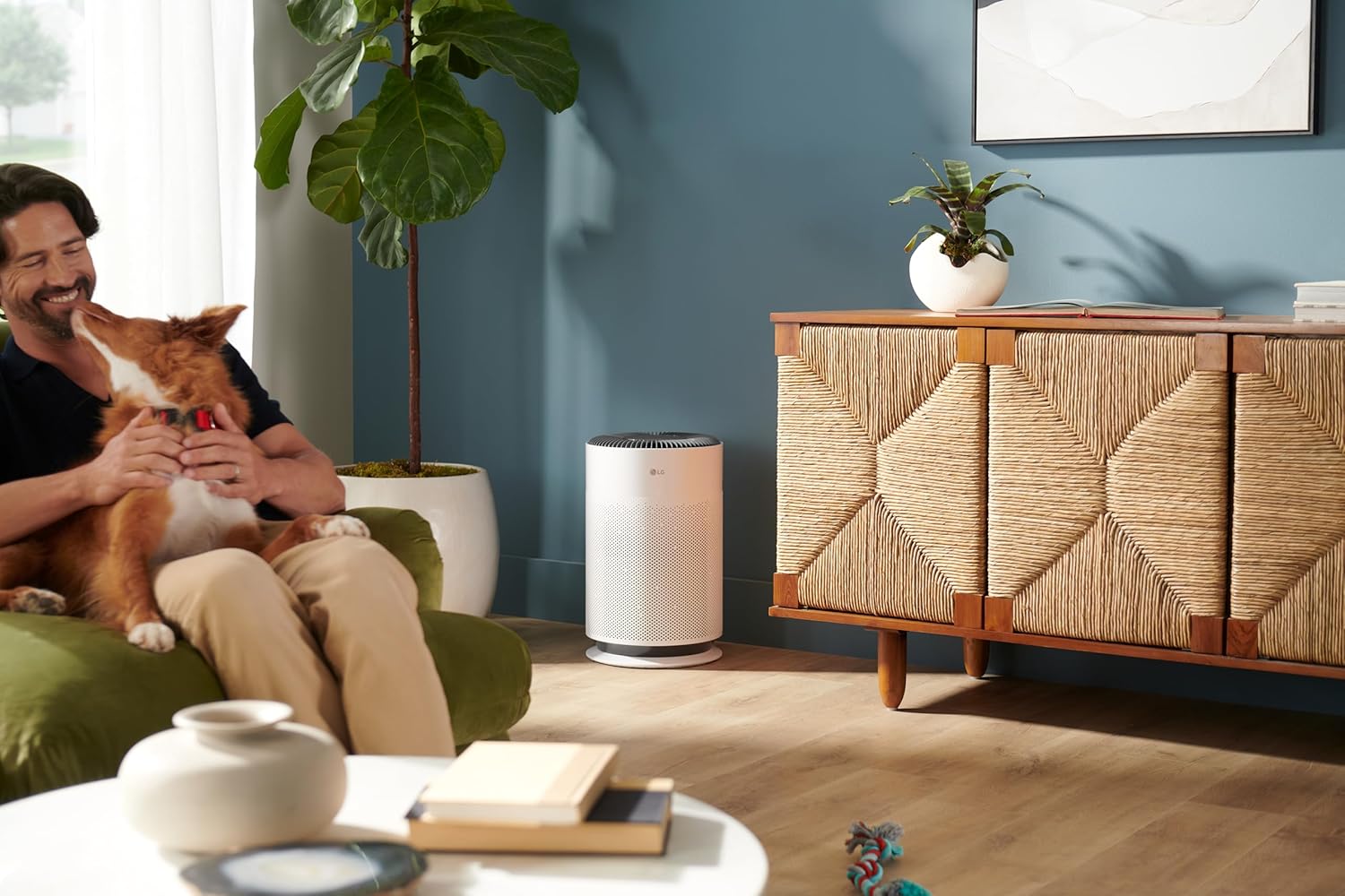 LG PuriCare 360 Air Purifiers for Home, Large and Small Room, Bedroom, Up to 2,059 ft² in 1 Hr with NanoFiber True HEPA Filter, 360 Degrees of Filtration, WiFi, Air Quality Monitor, Low Noise - Image 11