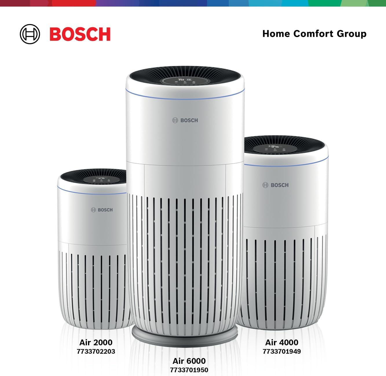 BOSCH Air Purifier for Home (Covers, 1345-sq ft), 3-in-1 Filter for Pollen, Viruses, Smoke, Dust, Dander, Outdoor Pollution, Odors, HEPA, ENERGY STAR, Air 4000, White - Image 12