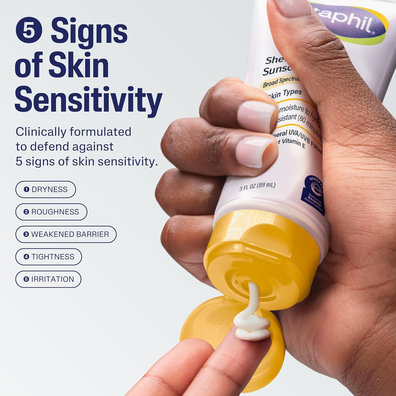 CETAPHIL Sheer Mineral Sunscreen Lotion for Face & Body 3 fl oz 100% Mineral UVA/UVB Filters: Zinc Oxide & Titanium Dioxide Broad Spectrum SPF 50 For Sensitive Skin Dermatologist Recommended Brand - Image 2